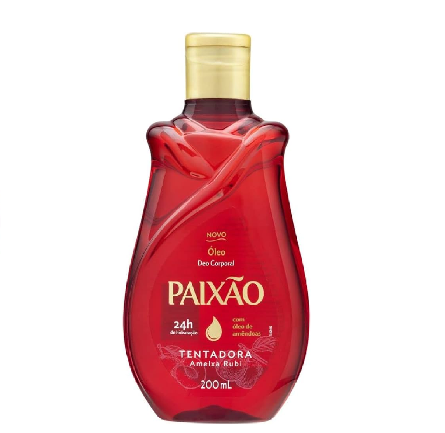 Paixão Óleo Deo Corporal Tentadora Ameixa Rubi (200ml)